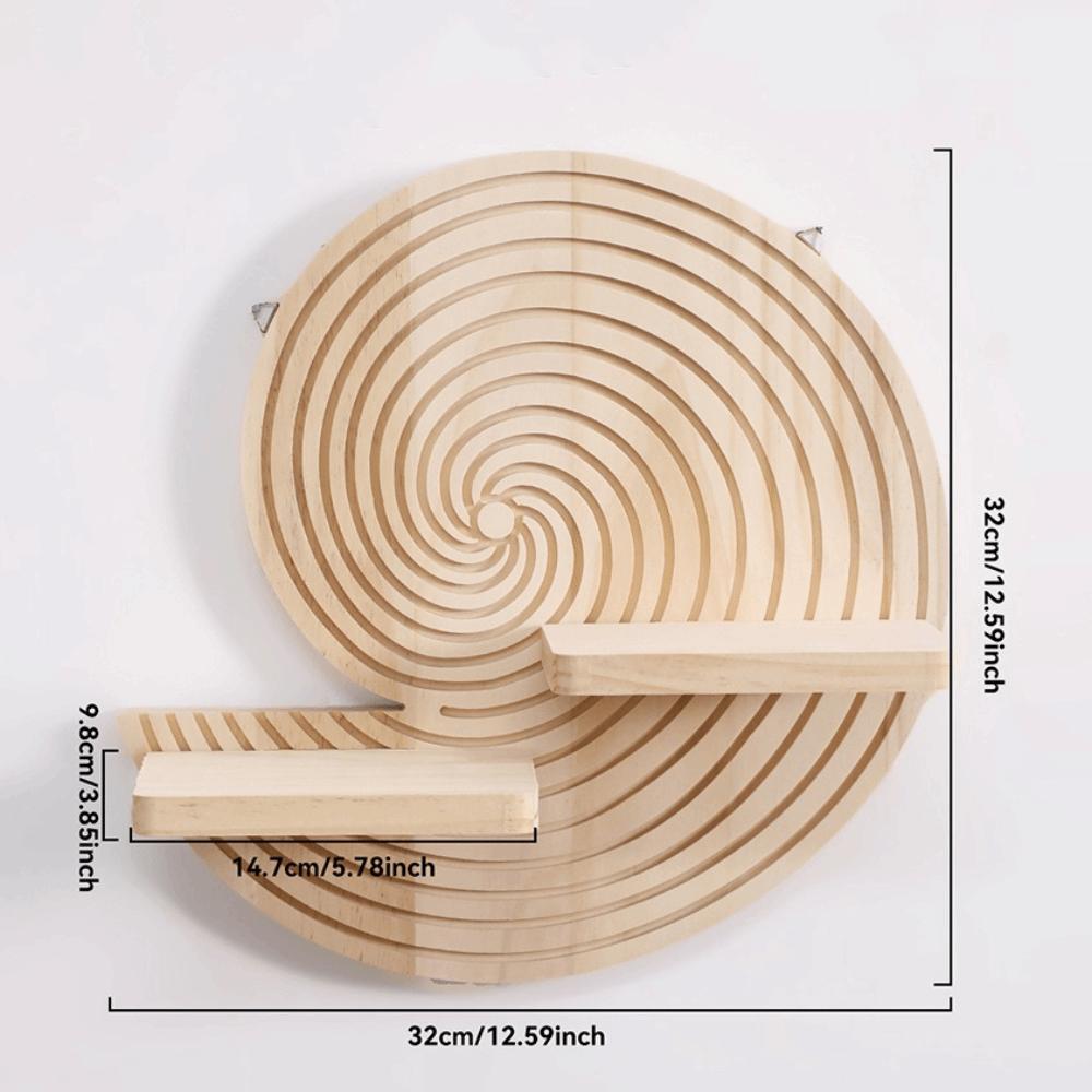 Irregularly Shaped Wall-Mounted Planter Shelf Natural Storage Rack Plant Decorative