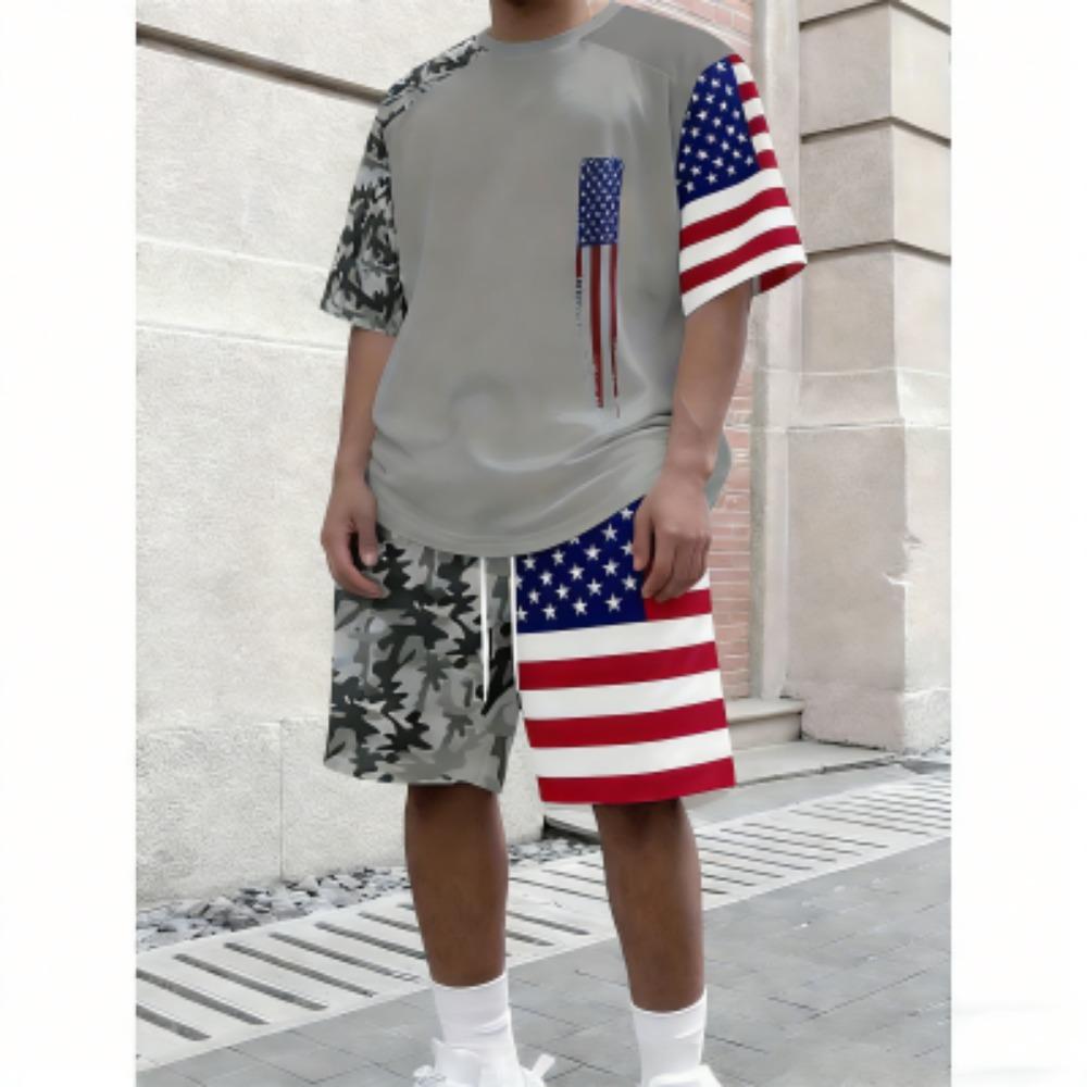 Summer Fashion European Style Letter Printed Kids T-shirt and Shorts 2 Piece Set Summer Casual Outdoor Boys and Girls Outfit Kids Set