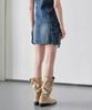 Deketeuumeon Cargo Mini Skirt Dcsk004Bluea