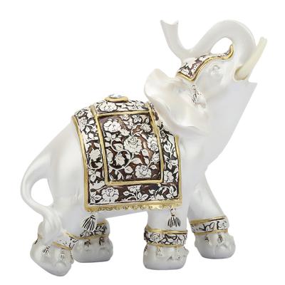 Vintage exquisite Elefantenmodell Ornamente Statue Handwerk Geschenk Home Office Dekoration