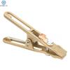 1Pc High Conductivity 260A Brass Earth Clamp for Argon Arc Welding, A Shape Electrical Plier