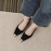 Fashion 2025 summer women's shoes street style pointed women's pumps fashion thin high heels elegant prom ladies sandals shoes