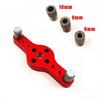 Alloy Material Vertical Hole Jig 6/8/10mm Size 2-in-1 Design Drilling Guide Jig Safe and Durable High Precision