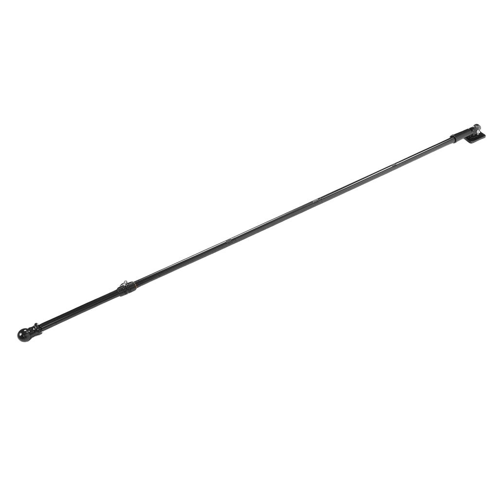 6FT Flag Pole Kit Stainless Steel Weather Proof Anti Tangling Adjustable Wall Mounted Spinning Flag Pole for Outside