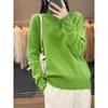 Women's Sweater Fall and Winter Thickened Turtleneck Women Loose Knitted Pullover Sweater Idle Style Bottoming Shirt Women