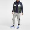 NIKE Sportswear Stand Collar Woven Jacket Men's Blue Green BV4686-451