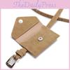 Suede Waist Pack For Women With Solid Color Design Small Crossbody Bag