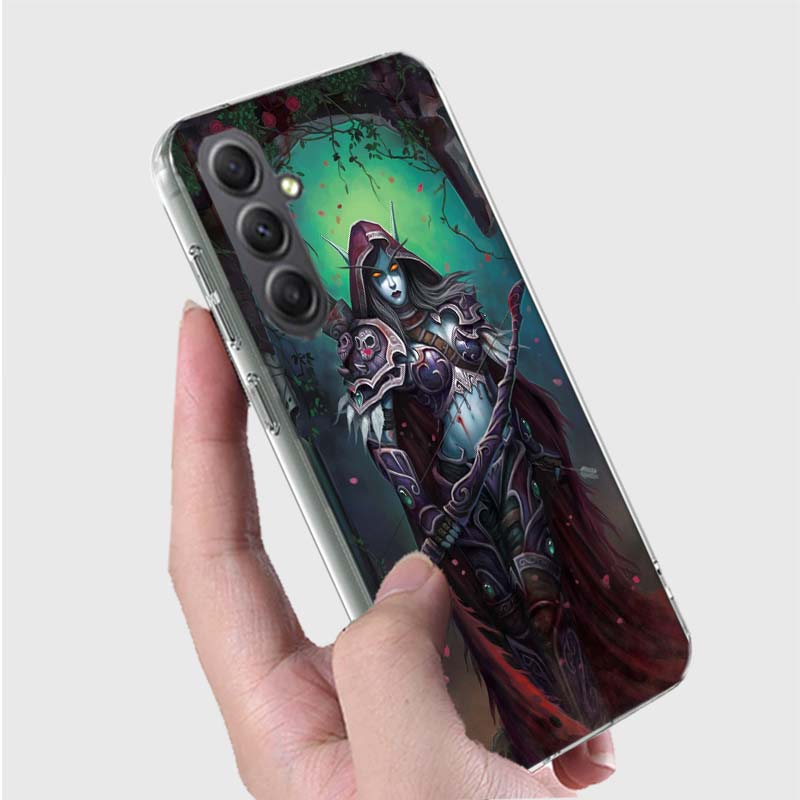 W-World Of W-Warcraft Elf Phone Case for Samsung A16 A26 A36 A56 A17 A37 A57 A07 A06 A02S A03 A04S A05S Galaxy Note 20 10 A50S A
