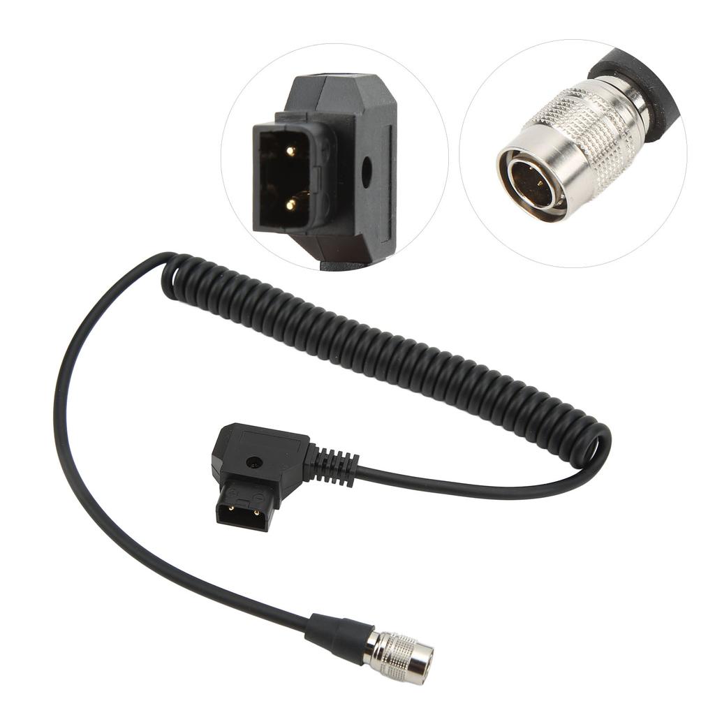 D Tap to 4 Pin for Hirose Power Cable Charging Cable for Sound Devices 688 633 Zoom F8