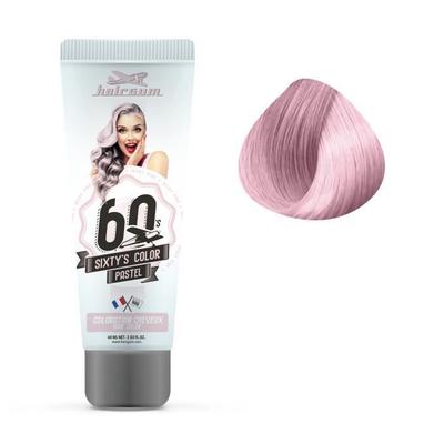 Semipermanentní barva - Hairgum - Mléčně růžová - Bez amoniaku - Krémová - Smíšená