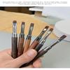 Wood Gel Painting Brush Nail Construct Acrylic Brush For Manicure DIY Builder Tool Brush Pen Professional Gel False Tip Pen