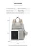 Portable Folding Diaper Bag: Large Capacity Shoulder Bag for Travel, Stroller Hanging, with Baby Bottle Holder and Changing Pad