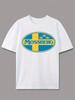 Casual Unisex T-shirt met Ronde Hals en Mossberg Print