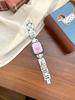 Cinturino Colorato con Zirconi per Orologio Dachshund - Adatto per Apple S10, iWatch 987SE, Xiaomi 8/9 Pro, Huawei
