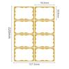 Rectangle Pricing Sticker Multicolor Price Tag For Home Storage Item Classification Retail Store