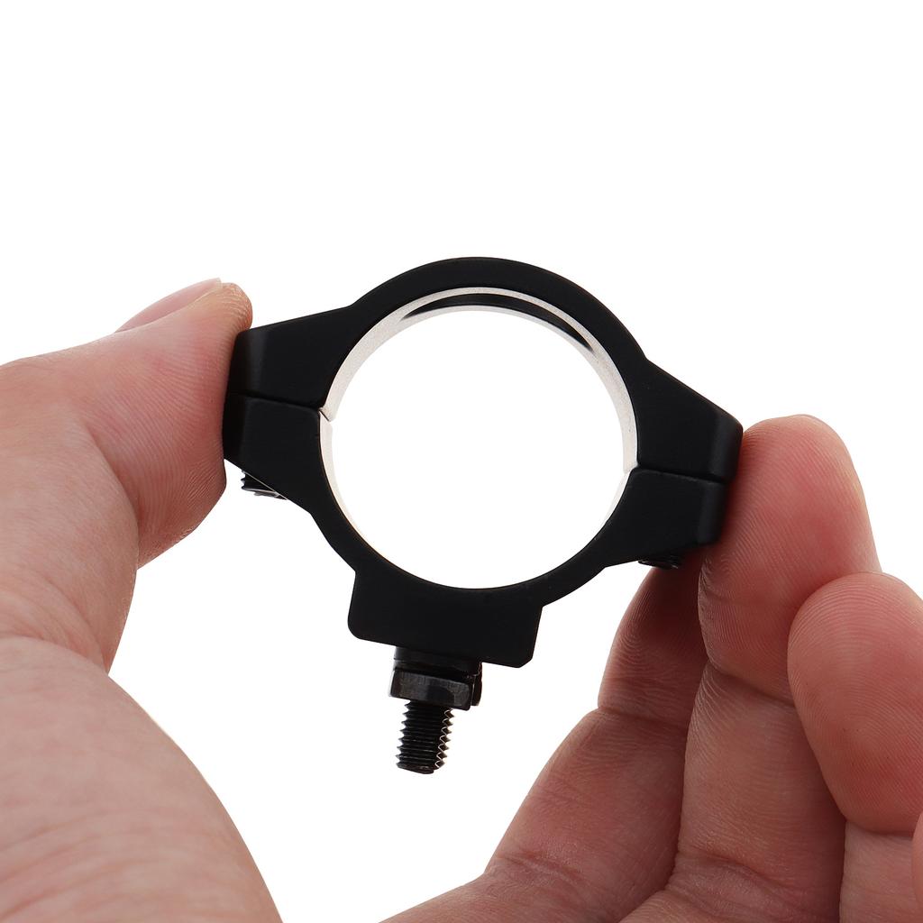 T6061 Aluminum 25.4mm Flashlight Mount Heavy Duty MLOK Rail Black Scope Circle Holder Secure Lock