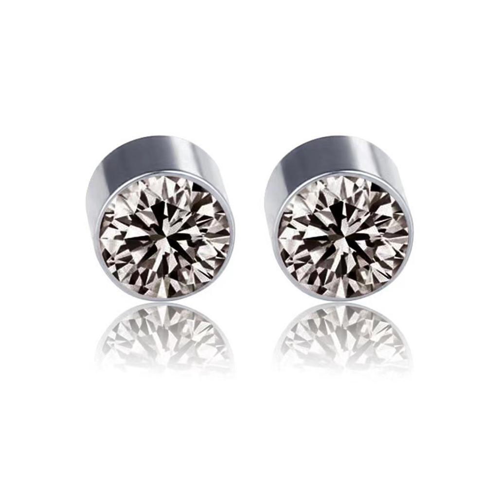 Men's and Women's Trend Personality Senior Sense of Light Luxury Magnet Ear Clips