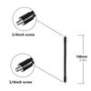 New Metal Monopod Metal Tube Rod Flexible With 1/4inch Screw Selfie Stick Stands Lightweight Tripod Extension Arm SLR Cameras 7