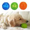 Hund quietschende Ball, Haustier Quietsch Kauspielzeug Bälle aus Gummi für Kleine Große Hunde Unzerstörbar Bewegung Training Spielen