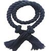 2Pcs Thick Tassel Decor Durable Curtain Ropes Simple Clothes Curtain Cotton Flax Straps Window Accessories