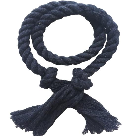 2Pcs Thick Tassel Decor Durable Curtain Ropes Simple Clothes Curtain Cotton Flax Straps Window Accessories