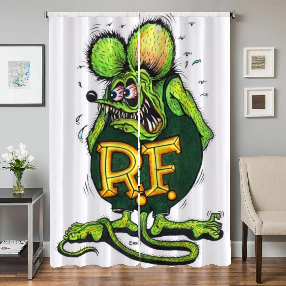 Fönster Köksgardiner för Vardagsrum 2 Delar Mörkläggningsgardiner Dörrgardin R-råtta F-fink Avskärmning Sovrumsdekoration Skugga