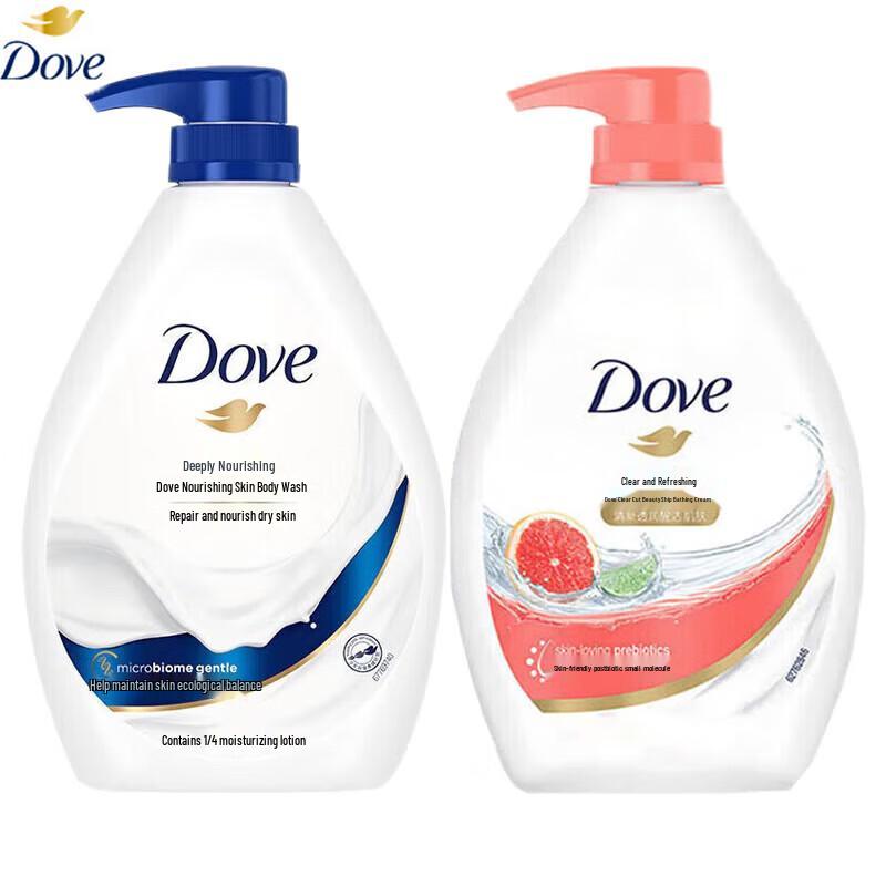 

Dove Deeply Nourishing & Refreshing Shower Milk Set