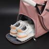 Badminton Bag Zippered Racket with Shoe Compartment Large for Match Day