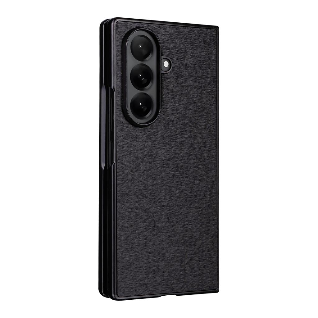 For Samsung Galaxy Z Fold7 5G Case PU Leather Hard PC Protective Phone Cover