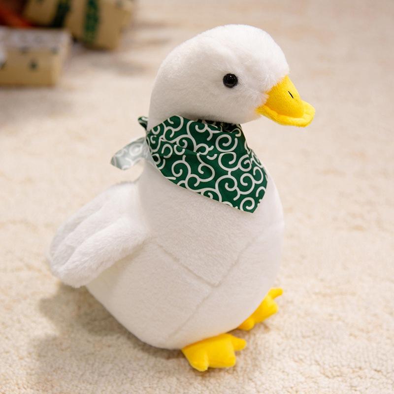 

Пасторальная большая белая утка кукла плюшевая игрушка утенок кукла дети сопровождают успокаивающая подушка тряпичная кукла 32cm（0.2kg）