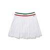 MALBON GOLF Tricot Hot Summer Mesh Skirt White (Woman)