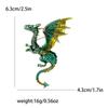 Enamel Dragon Pins for Women Rhinestone Flying Dragons Animal Brooch Banquet Party Backpack Gifts Jewelry Accessories