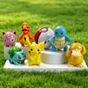 6Pcs Pokemon Anime Figurines Pocket Monster Model Cake Decoration Topper Boys Girls Surprise Gift Party Home Desktop Decor