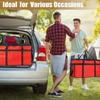 Folding Insulated Food Delivery Bags Large Capacity Thermals Storage Waterproofed Camping Cookware For Picnics Event