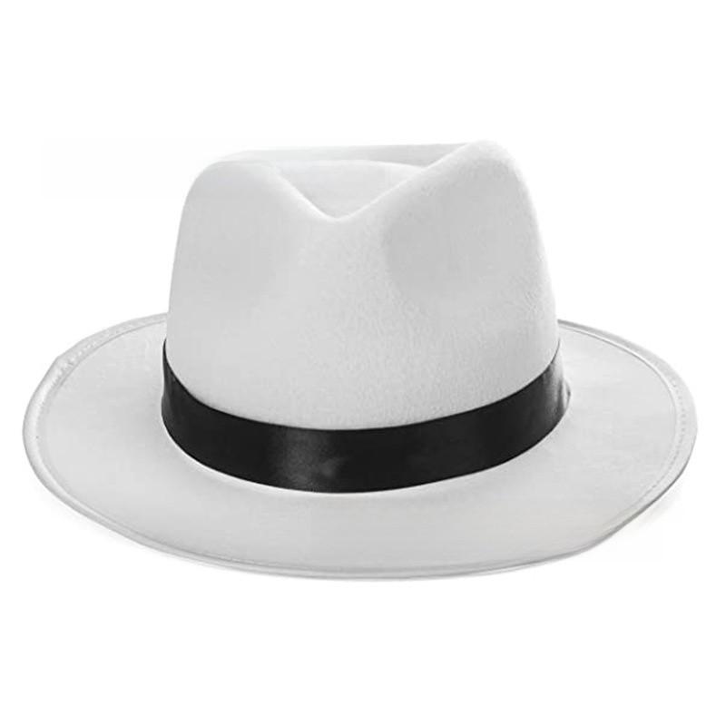 Classic Western Cowboy Hat With White Ribbon For Christmas Party Costumes And Gift Gifting