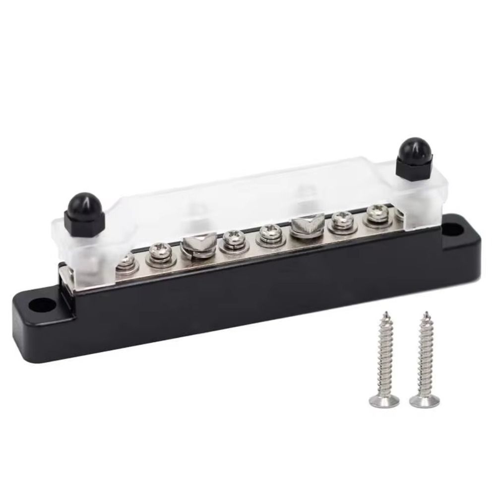 Waterproof Power Distribution Block M6 Stud Bus Bar Power Distribution Terminal Block  RV