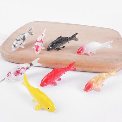 Goldfisch Modell PVC Schlüsselanhänger: Dekorativer Zierfisch-Anhänger für Aquarien