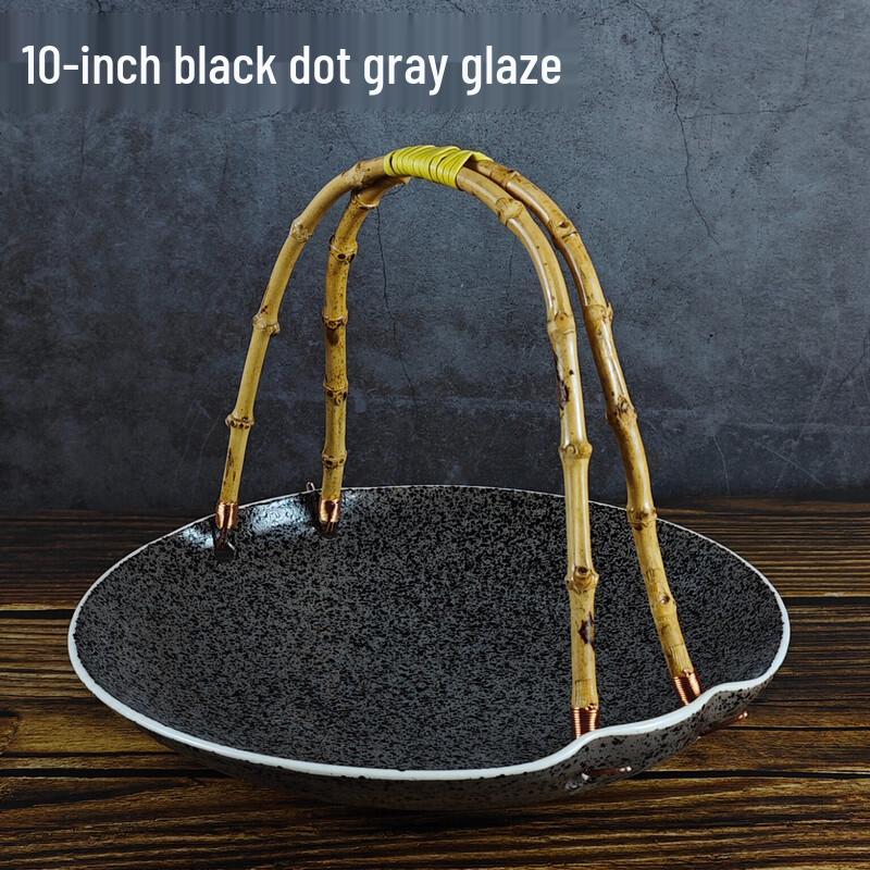 10-inch  Deer Color  Minimalist Melamine Serving Plate