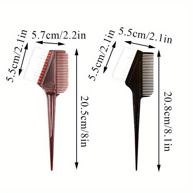 1pcs Hair Coloring Brush Double-sided Hair Dye Applicator Professional Hairdressing Comb DIY Salon Barber Brush Accessories