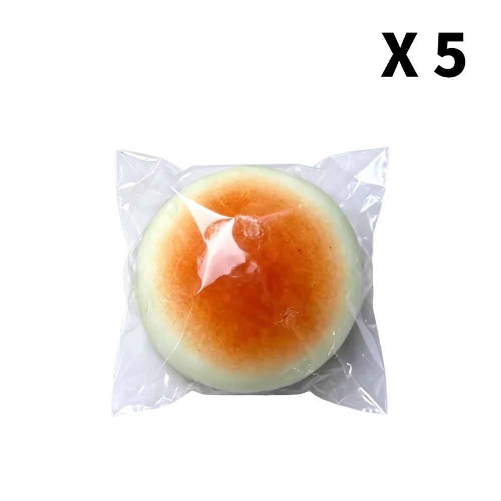 Crispy Honey Mini Bread Squishy Stress Ball Realistic Bakery Bun ASMR Anti Stress Release Hand Relax Gift Fidget Toy for Adult