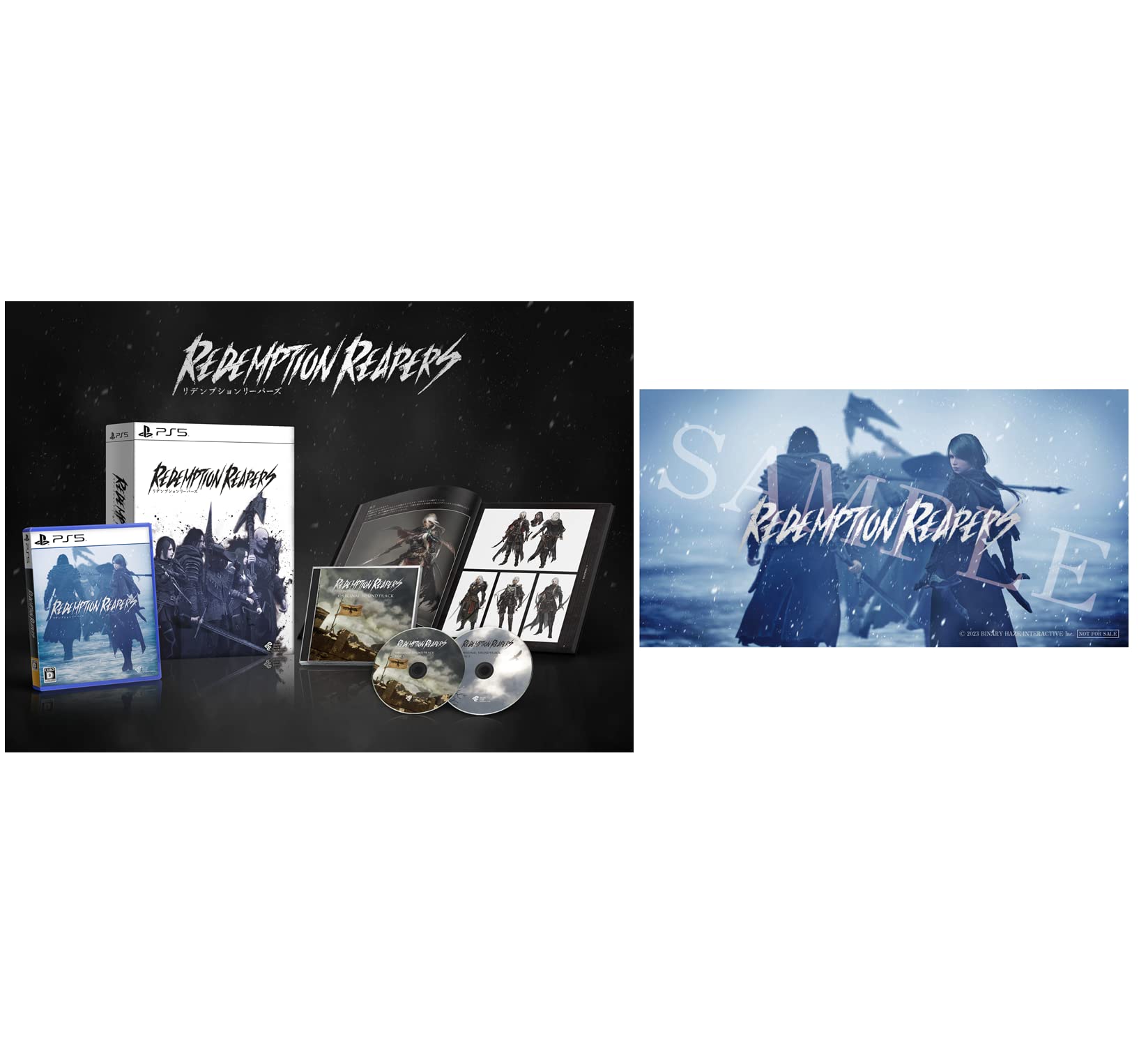 

Redemption Reapers Limited Edition PS5 оригинальная наклейка в комплекте с иллюстрированным саундтреком и книгой [Бонус], (комплект из 2 дисков)