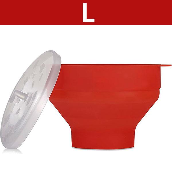 פופקורן מסיליקון למיקרוגל ללא BPA קערת פופקורן מתקפלת יצרן פופקורן למיקרוגל עם מכסה בטוח לשטיפה במדיח כלים