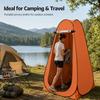 Portable Privacy Tent, Pop-Up Quick Open, Auto-Lock Zipper, Breathable Rain-Resistant, Compact for Camping Shower Toilet