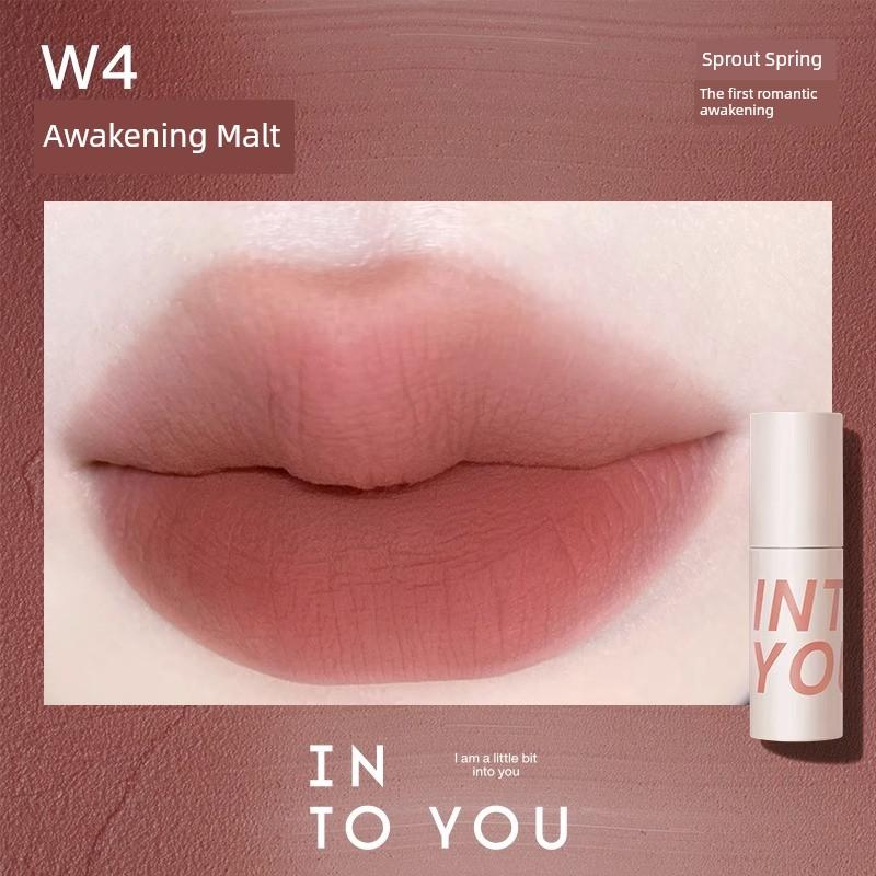 into You Air Feeling Thin Lip Mud W3 Matte Soft Mist Lip Lacquer Summer White Lipstick Female Cheap Student