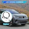 For VW ID. 4 Compatible Led Wire Harness Front Bumper Light Bar Logo Lamp Car Parts
