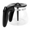 Carafe de remplacement pour cafetière 10 tasses Capacité 1,5 L Pot en verre pour cafetière Lavable au lave-vaisselle Résistant à la chaleur Antidéflagrant