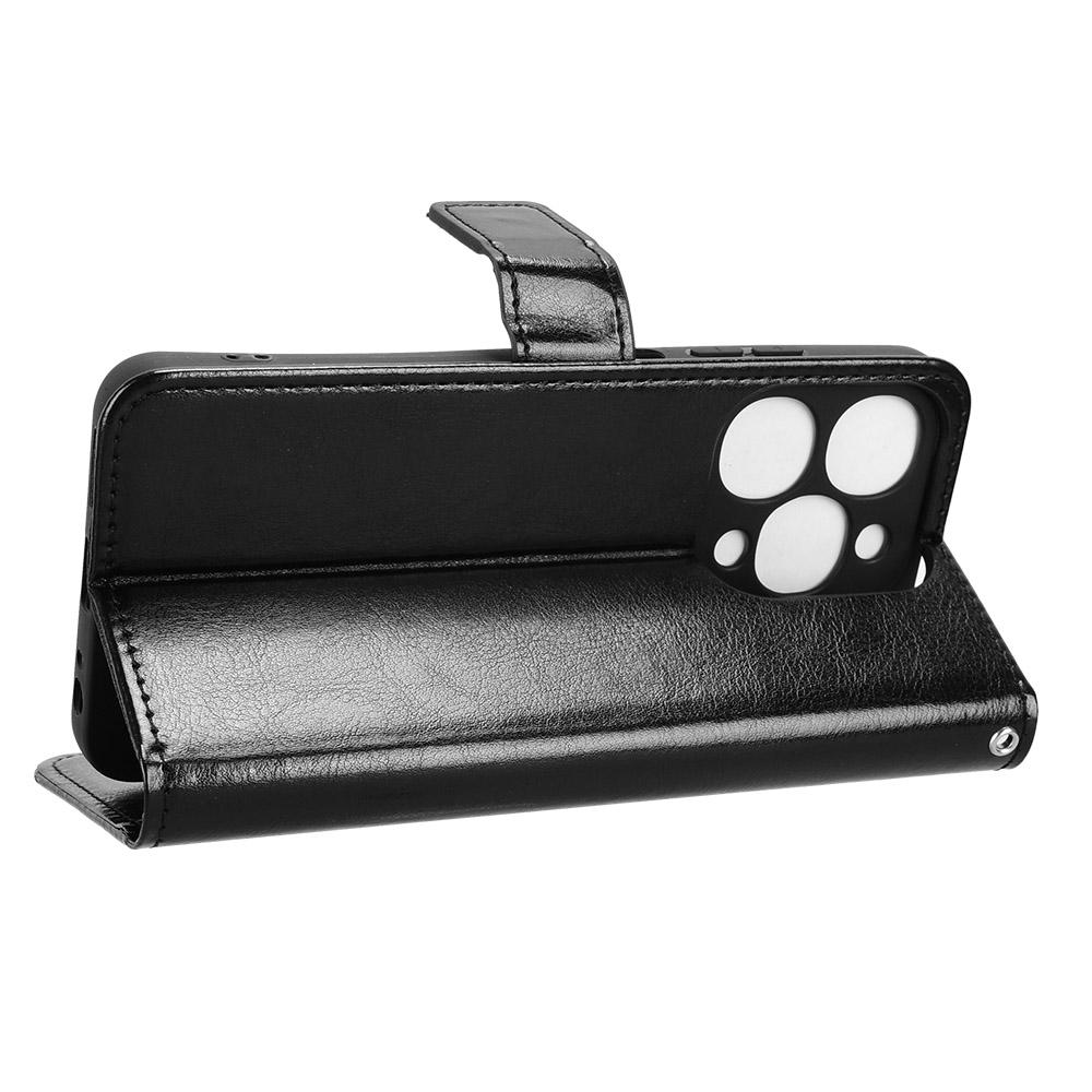 For Itel A90 4G Case Crazy Horse Texture PU Leather Phone Wallet Cover