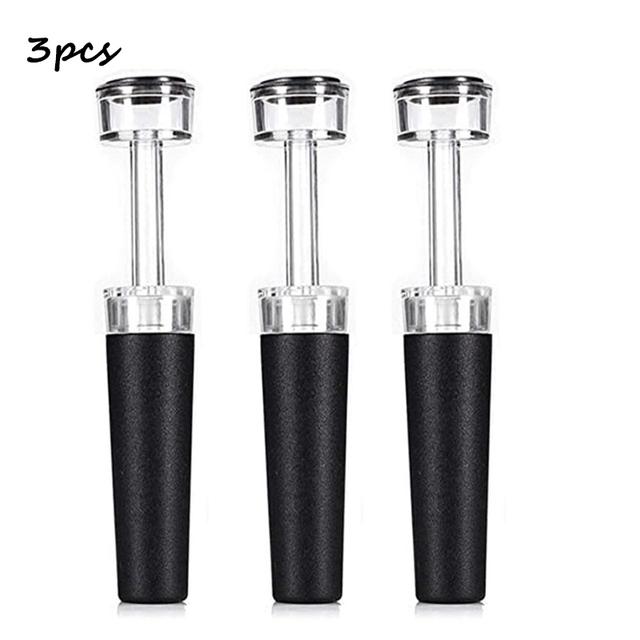 Wine Bottle Stopper Air Pump, Vacuum Sealed Saver, Wine Preserver, Liquor, Spiral Pourer, Aerator, Christmas