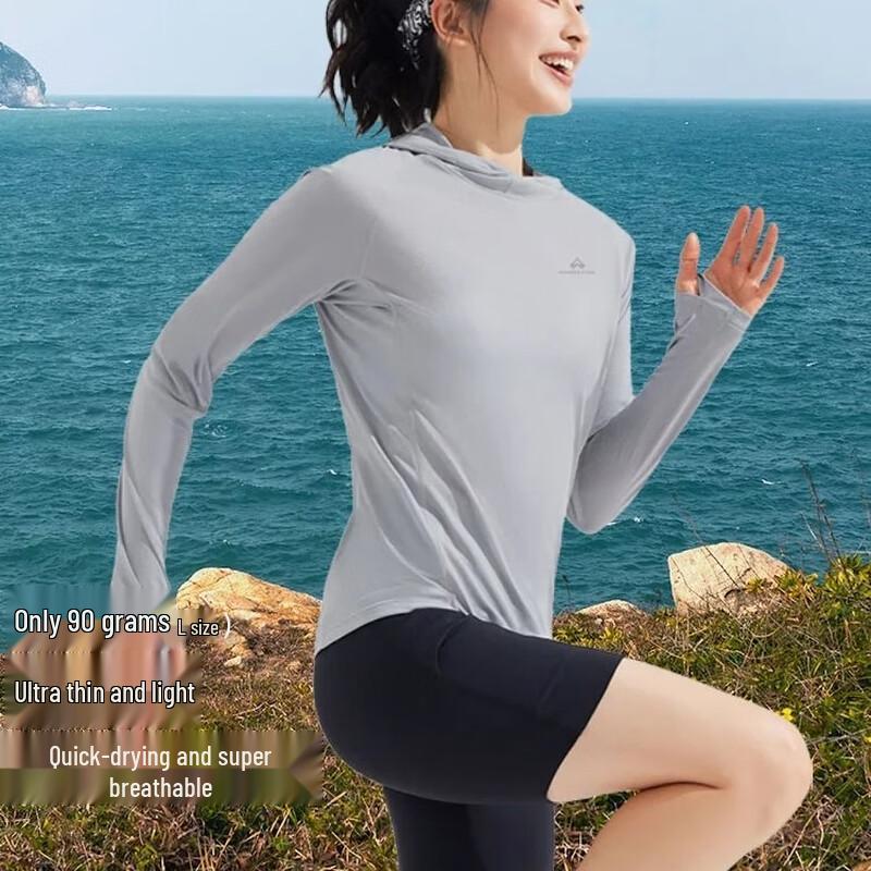 Pioneer Camp Women s Hooded Sun Protection T-Shirt M