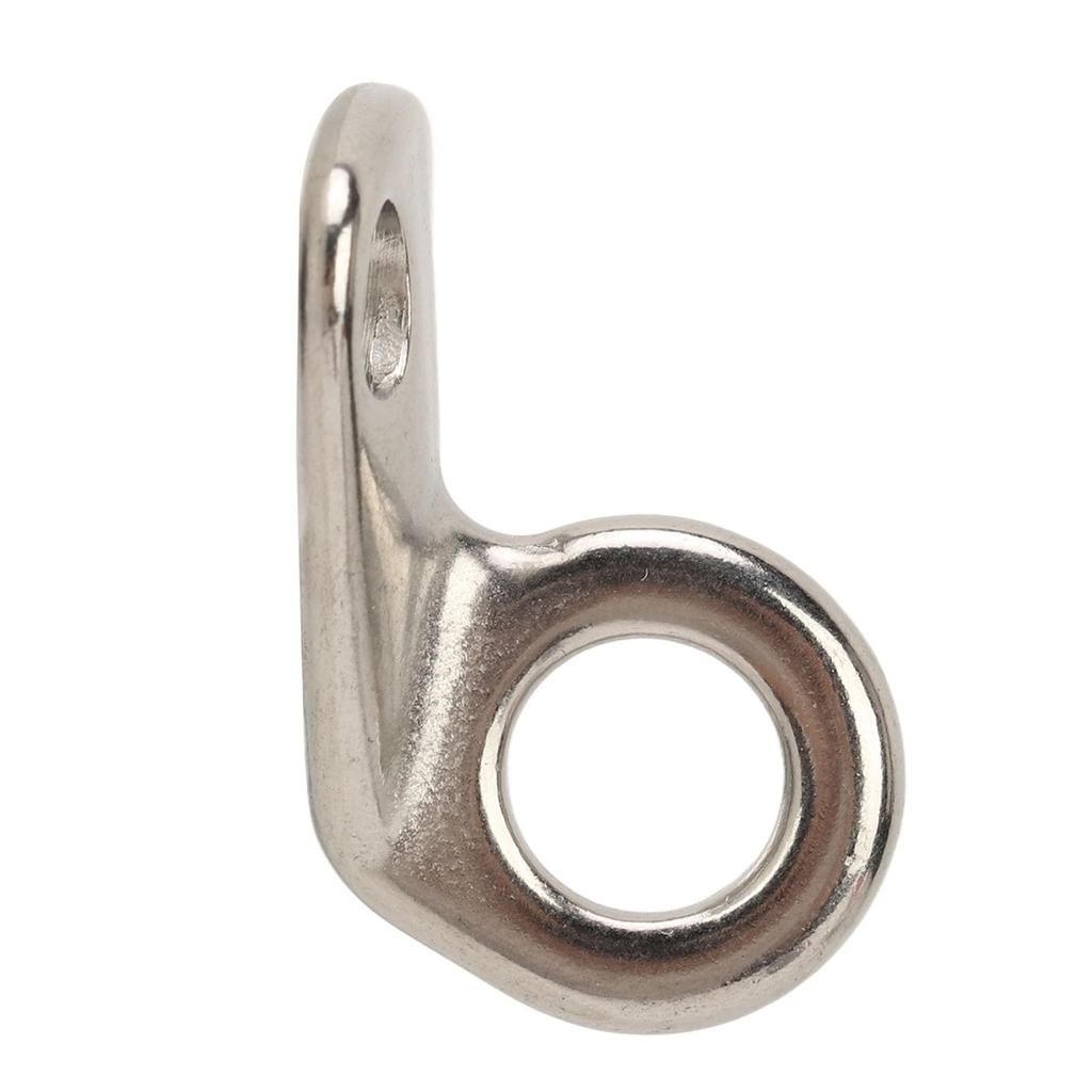 10pcs Marine Pad Eye Fender Hooks 316 Stainless Steel Marine Hanger Hook Fender Hanger Eye Plate Hanging Hook for Ship Boat Trailer